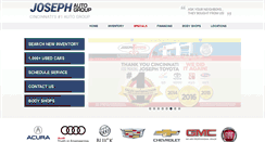 Desktop Screenshot of josephauto.com